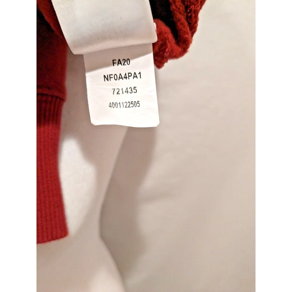 The North Face Womens Hoodie Half Dome S/P Burgundy Sweatshirt Pockets Exc. Cond
